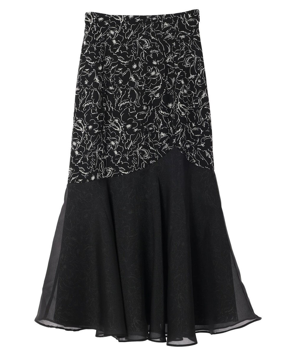 earth music&ecology 切替フラワースカート 