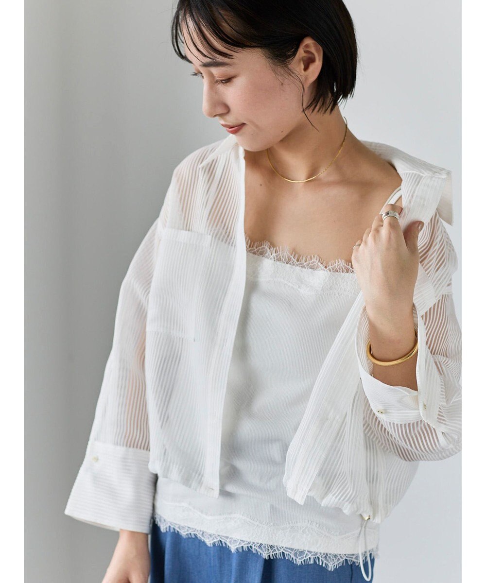 Te chichi 【接触冷感】レーストリムテレコキャミソール 