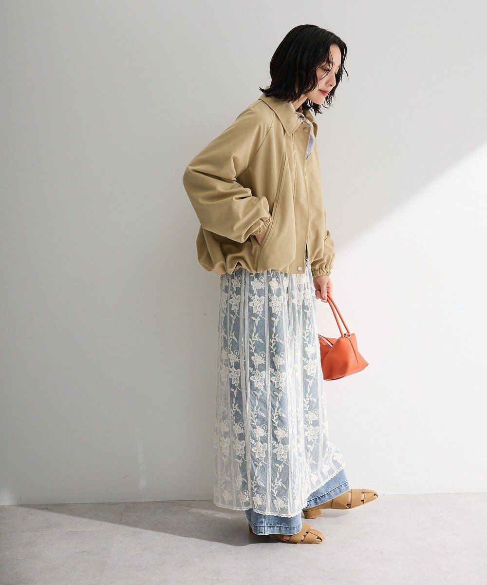 Green Parks 衿付きバルーンブルゾン 