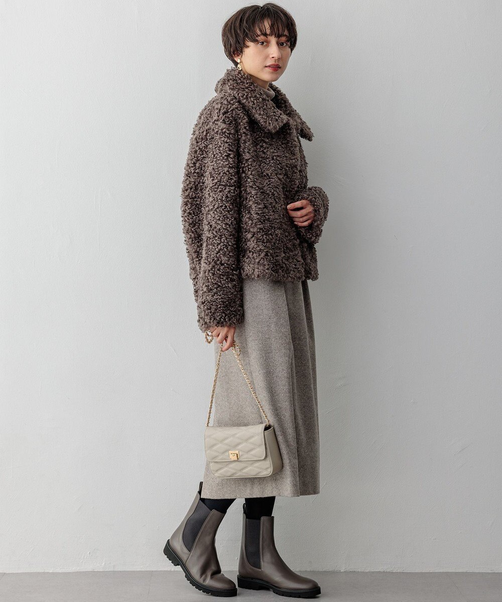 23区 ECOPEL カーリーファー ブルゾン 