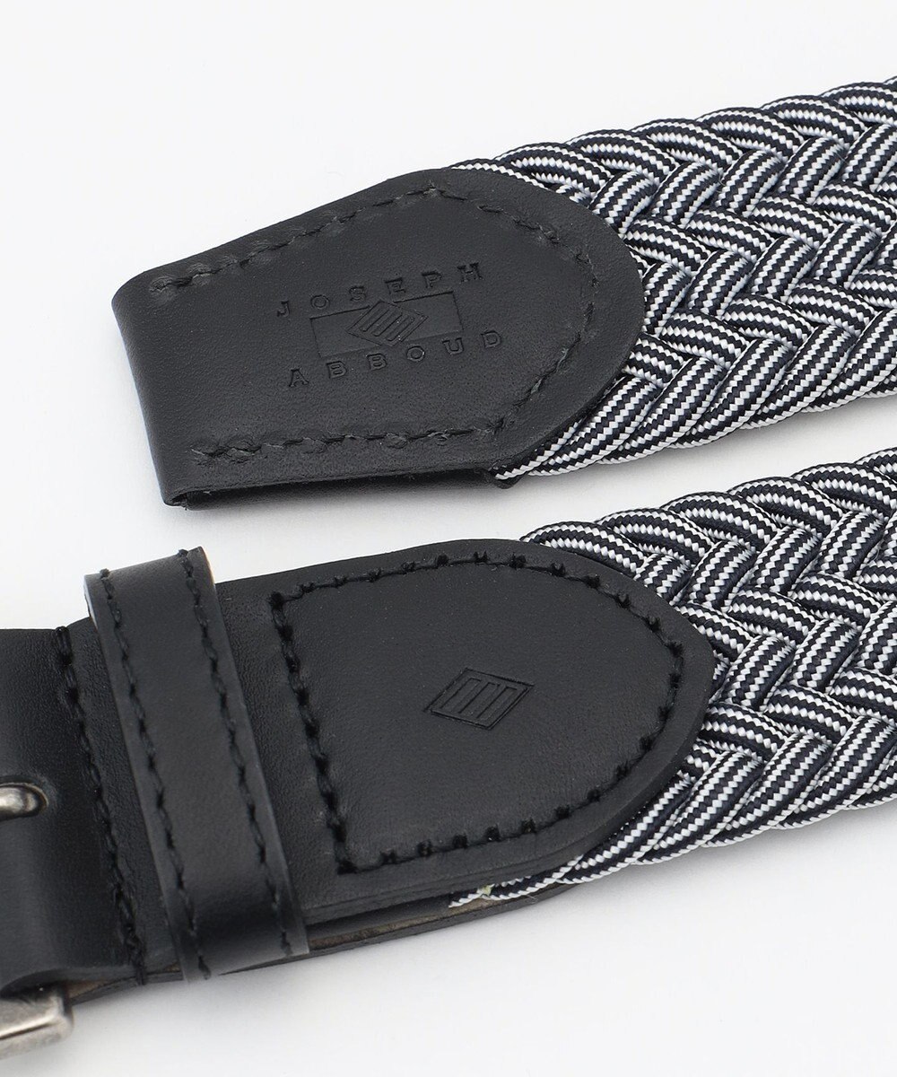 JOSEPH ABBOUD 【キングサイズ・イタリア素材・ストレッチ・日本製】 ストレッチミックスブレイズ ベルト 