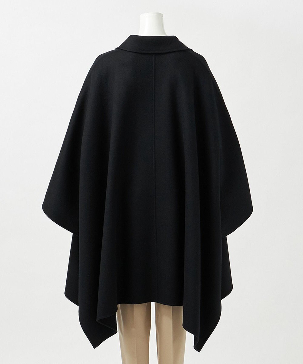 23区 【エステータ】ウールリバー ポンチョ コート 