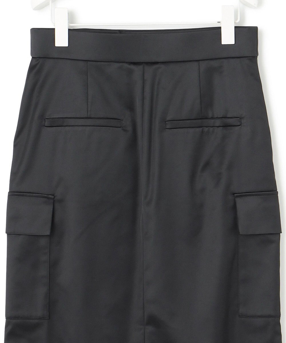 ICB 【洗える】 ハイマルチストレッチサテン スカート 