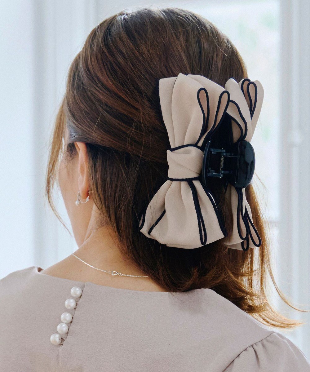 Tiaclasse パイピングリボンバンスクリップ 