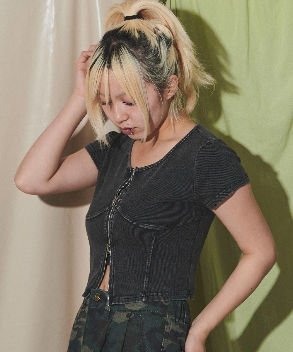 WEGO ピグメントダブルZIPトップ 