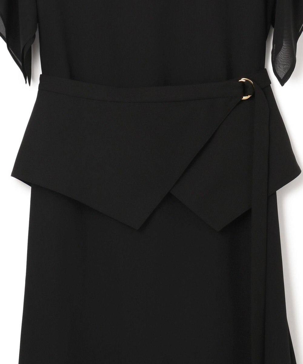 23区 S 【APPLAUDIR】シフォンジョーゼット コンビドレス 