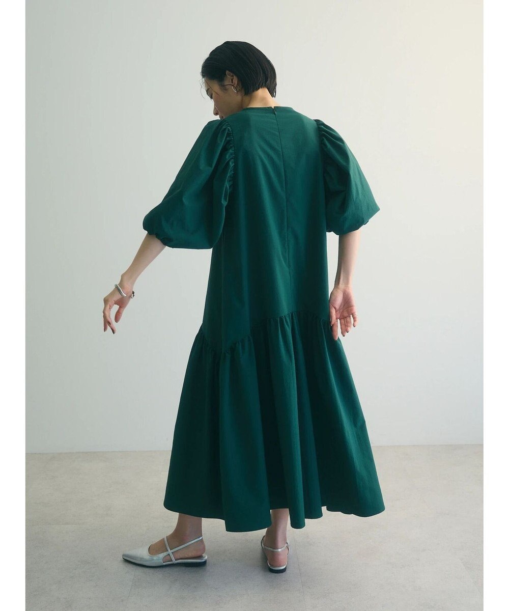 Green Parks armonia.ボリュームギャザーワンピース 