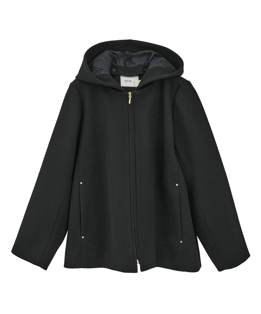 earth music&ecology 【フード取り外し可】2WAYフードコート 