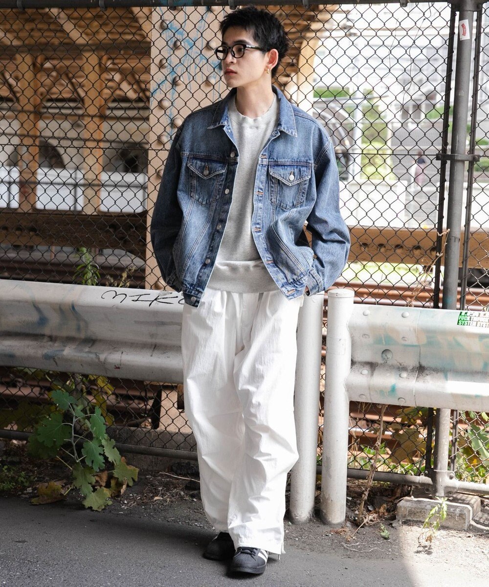 WEGO 【ユニセックス着用ITEM】BIGデニムジャケット 