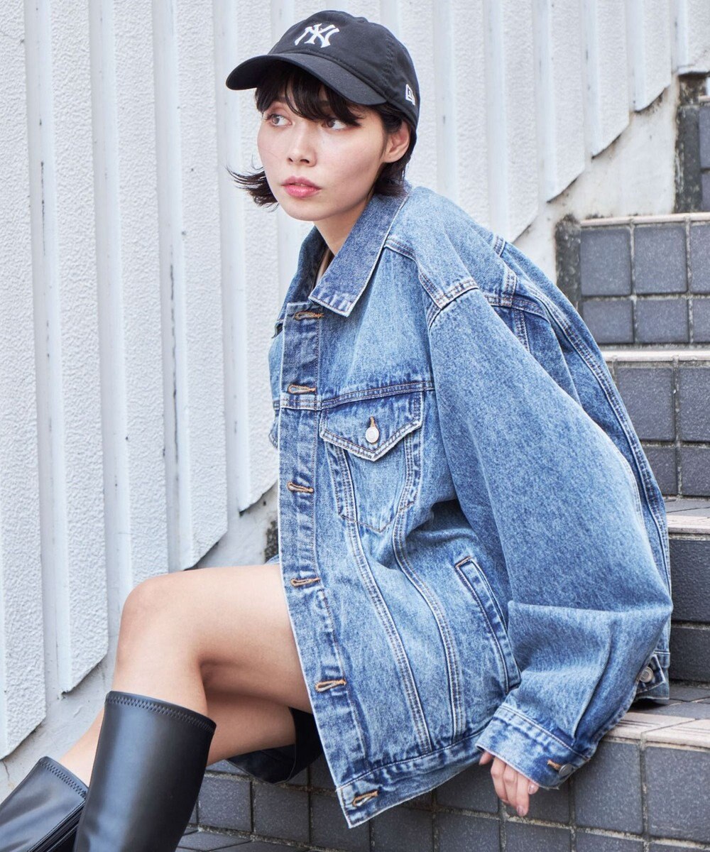 WEGO 【ユニセックス着用ITEM】BIGデニムジャケット 