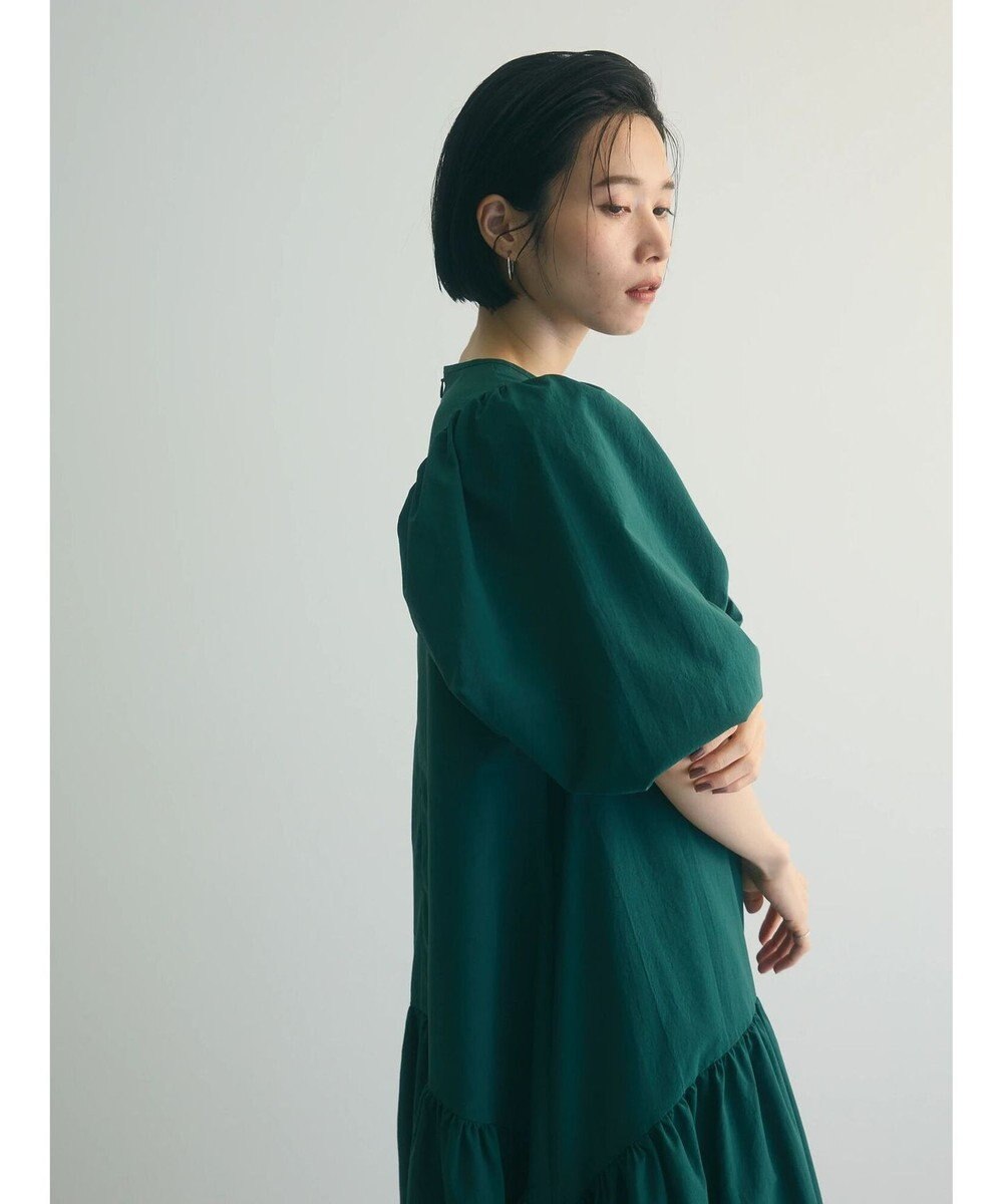 Green Parks armonia.ボリュームギャザーワンピース 