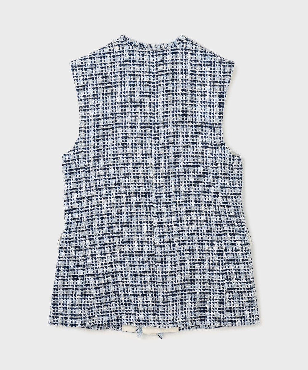 GRACE CONTINENTAL ルーズツイードジレジャケット 