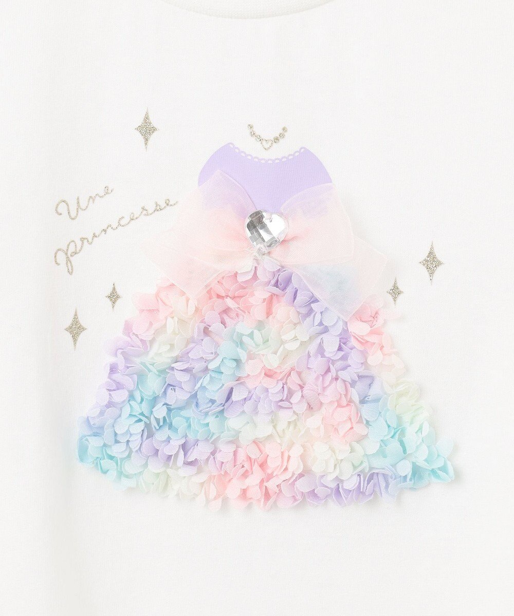 ANY KIDS 接触冷感 しろくま オフショルダー Tシャツ 