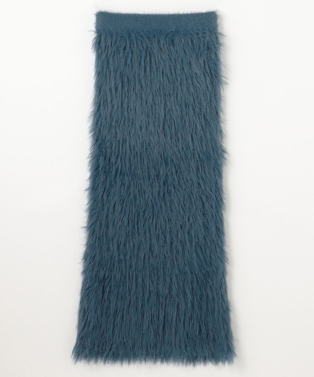 NAVE 【ReNAVE・洗える】メルティーシャギーニット スカート 