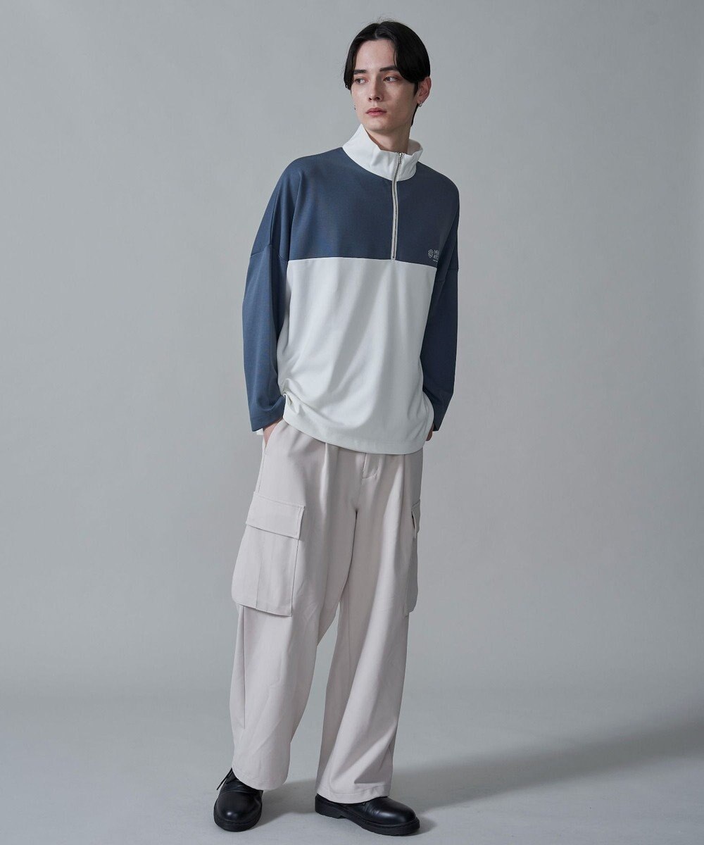 WEGO ドルマンポンチハーフZIPT（LS） 