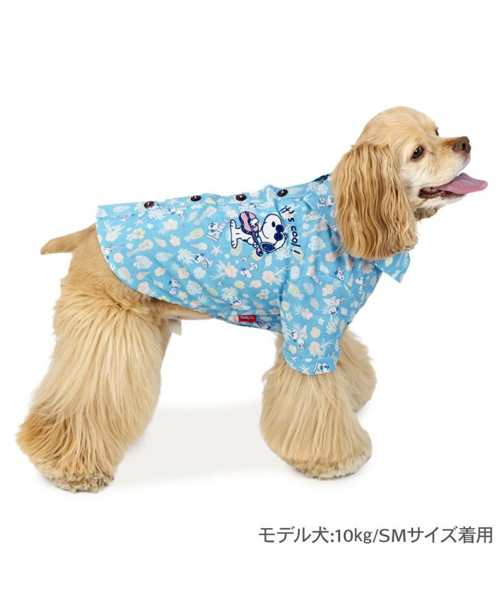 PET PARADISE スヌーピー 接触冷感 背中開き リゾートシャツ 中型犬 