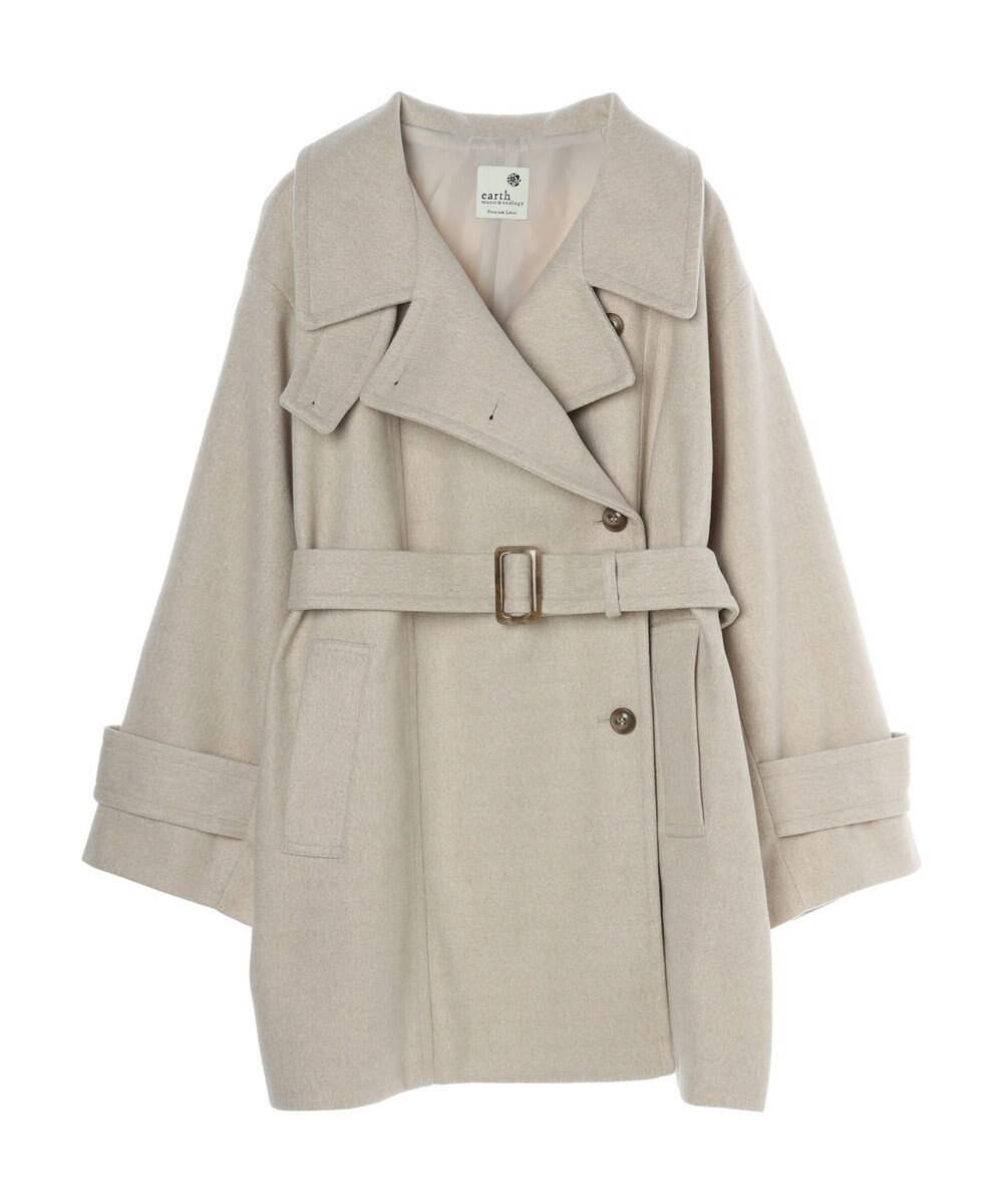 earth music&ecology ２ｗａｙカラーミドル丈コート 