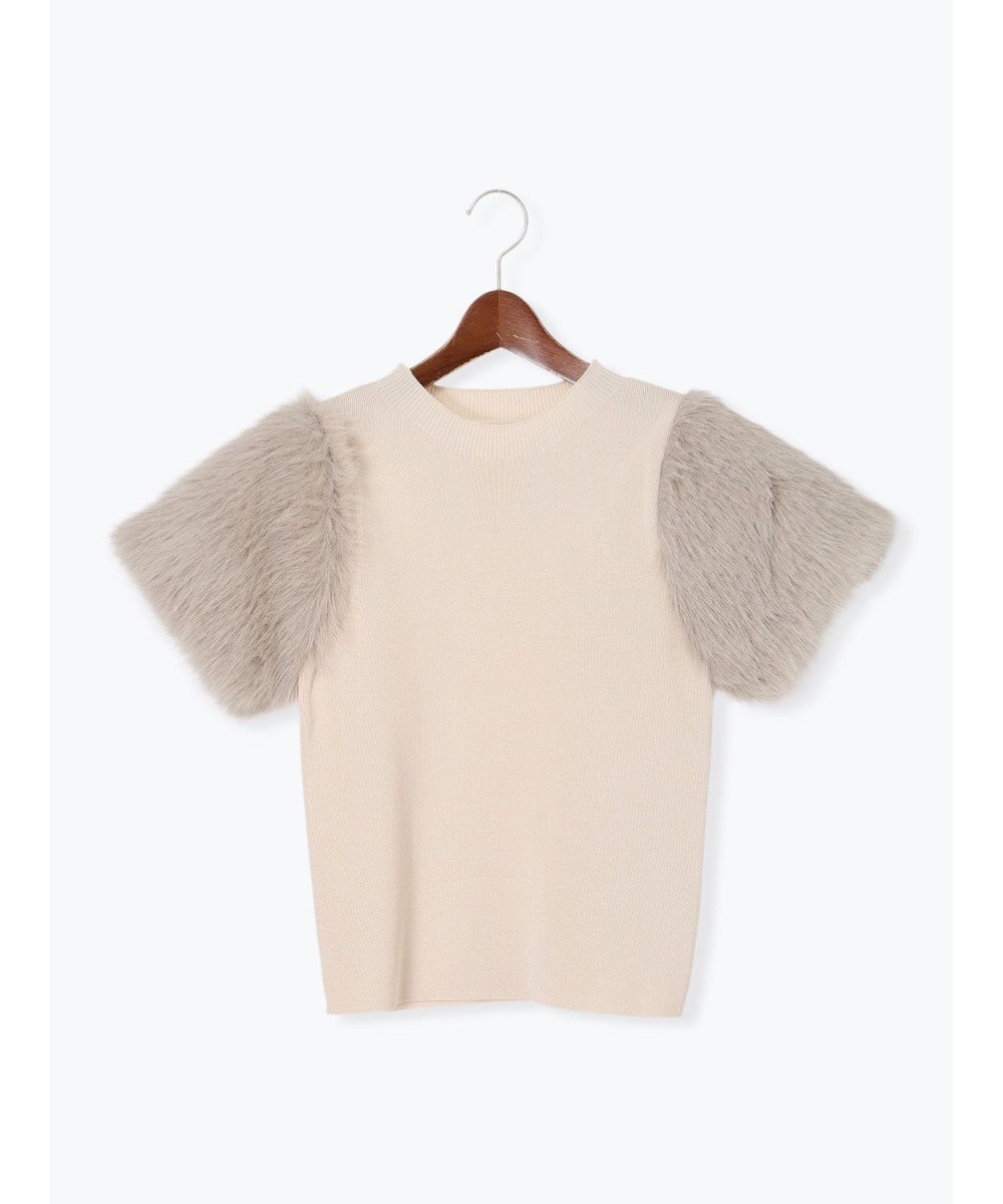 Te chichi スリーブファーニットプルオーバー《2025Autumn catalog item》 