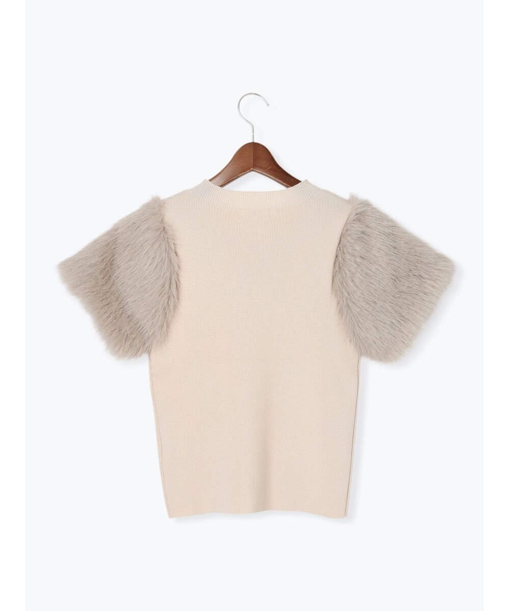 Te chichi スリーブファーニットプルオーバー《2025Autumn catalog item》 