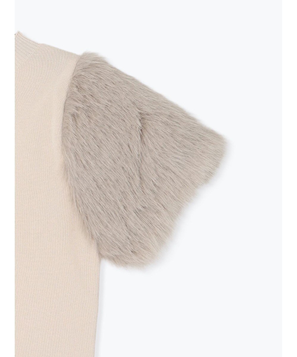 Te chichi スリーブファーニットプルオーバー《2025Autumn catalog item》 