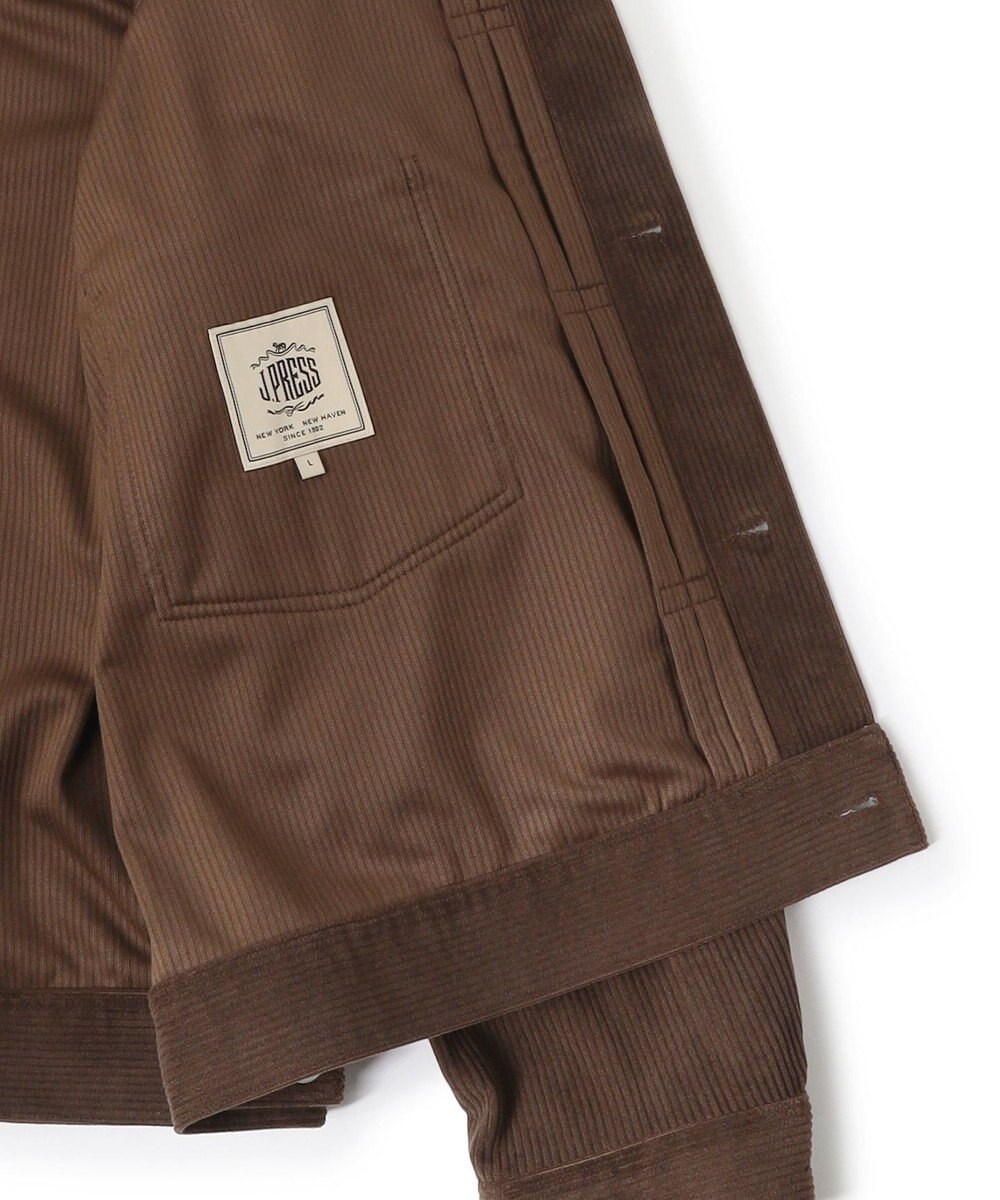 J.PRESS MEN 【WEB・一部店舗限定】トリコットコーデュロイ トラッカージャケット 