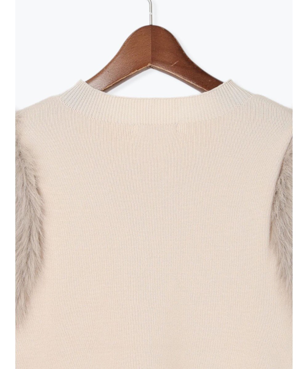 Te chichi スリーブファーニットプルオーバー《2025Autumn catalog item》 