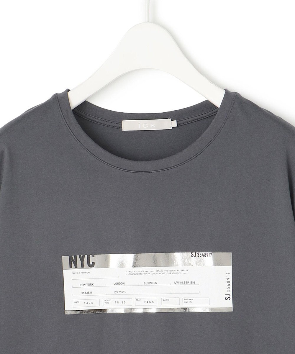 ICB 【接触冷感・UVケア・洗える】ロゴＴＥＥ カットソー 