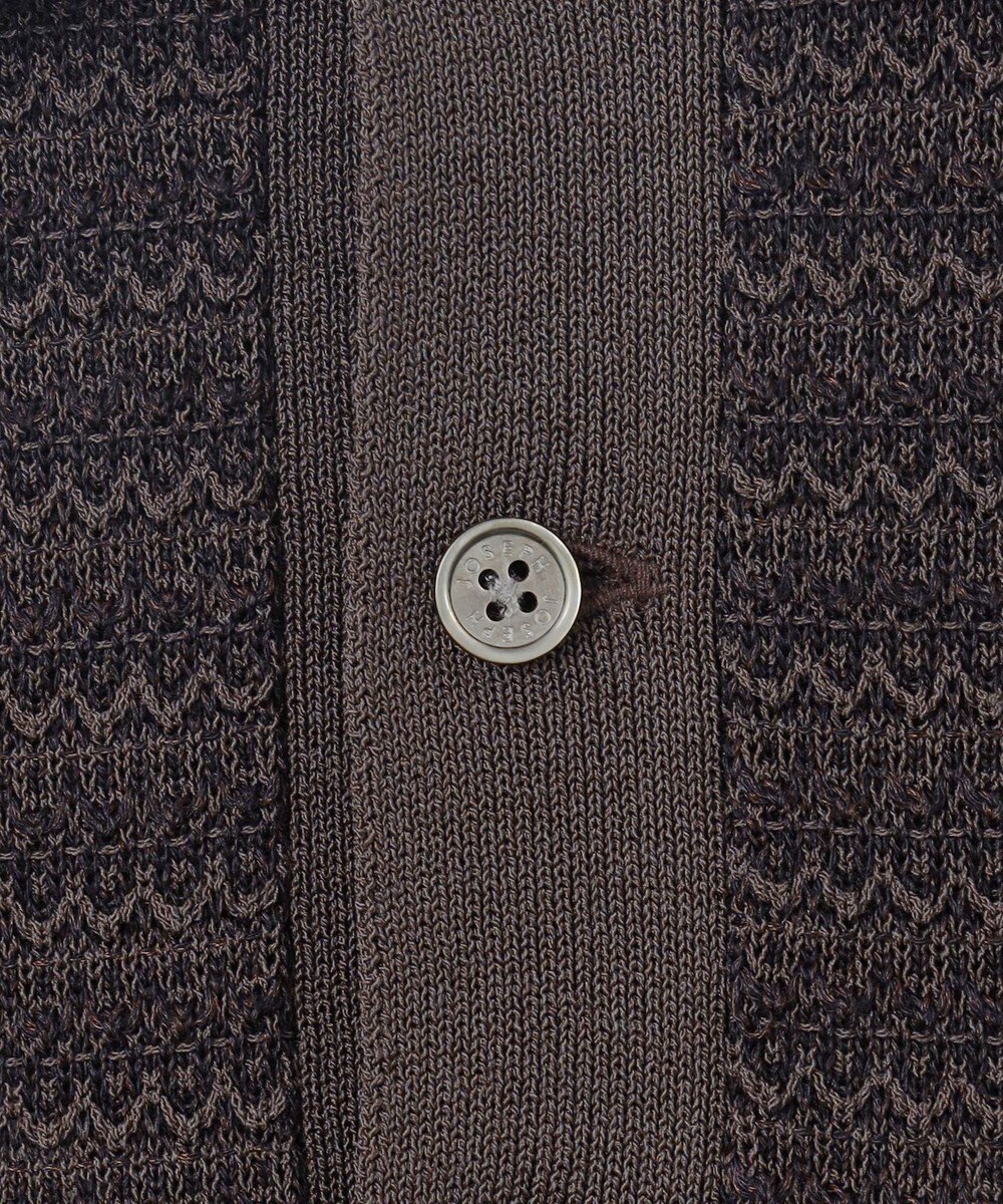 JOSEPH HOMME 【洗える】ジオメトリックボーダー　ポロニット 