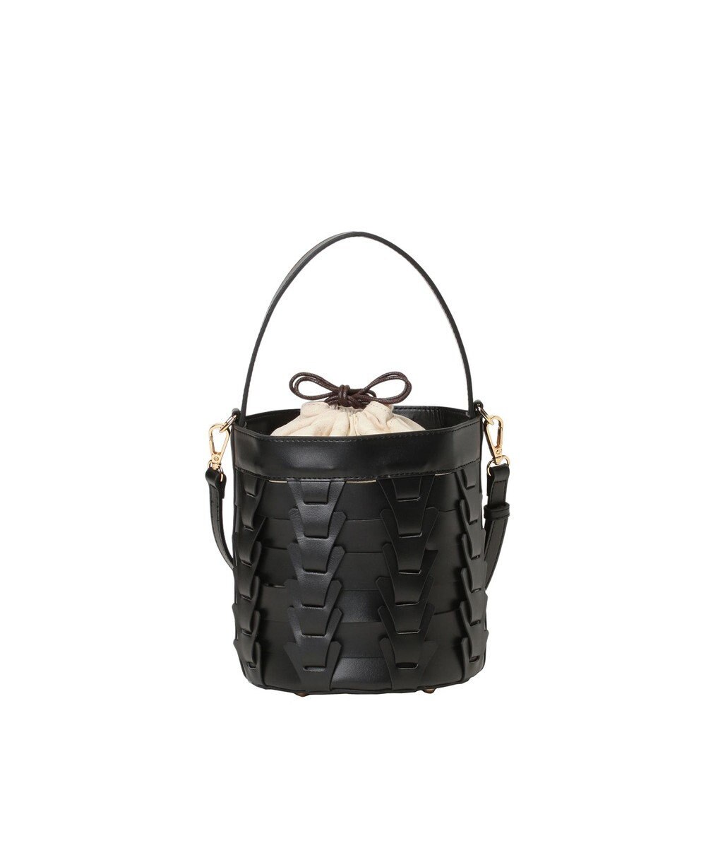 LA BAGAGERIE 【veganview】v piece mesh bucket bag 