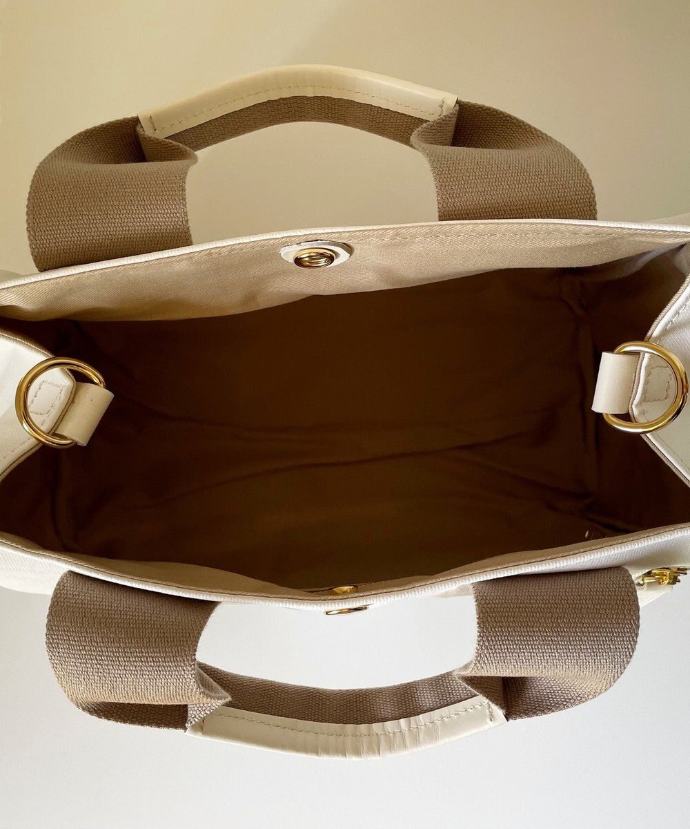 Hekhèr Le Style de Vie 新色追加【日本製 / 2WAY】PUコートコットンキャンバス トートバッグ medium 