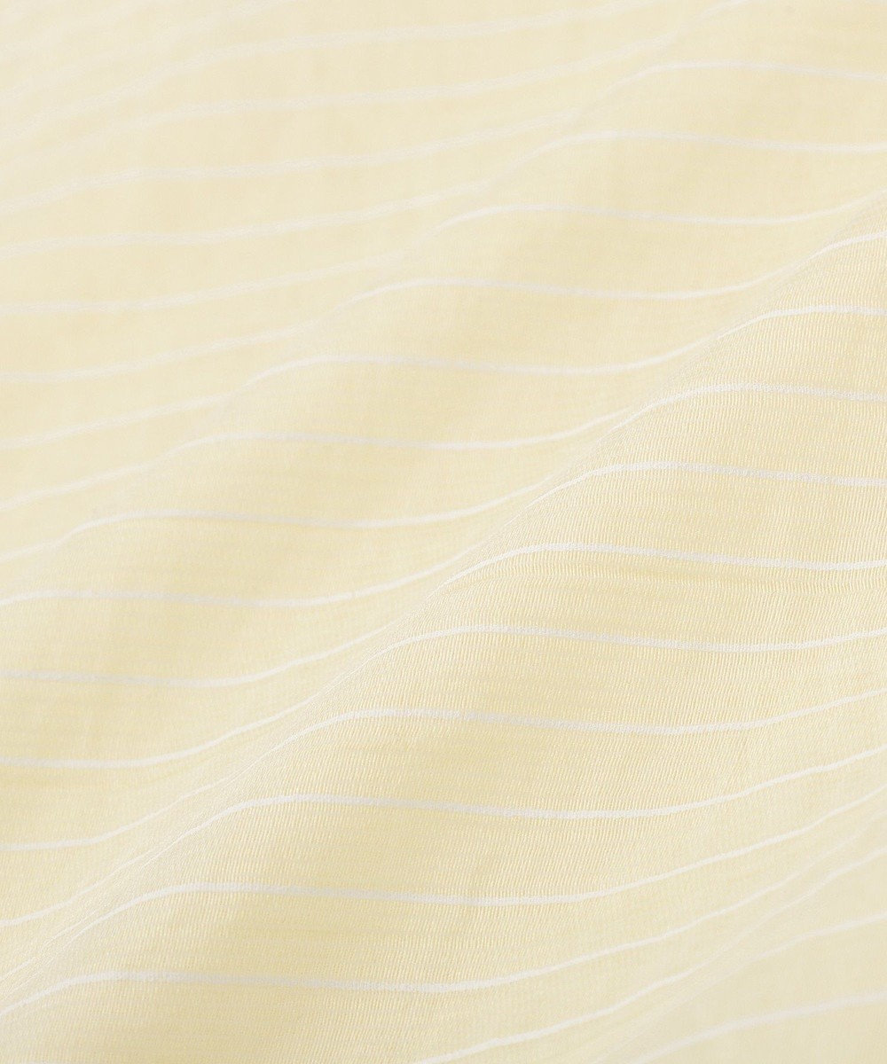 CRAFT STANDARD BOUTIQUE 【2点SET】スカーフ付きシアーストライプシャツ 