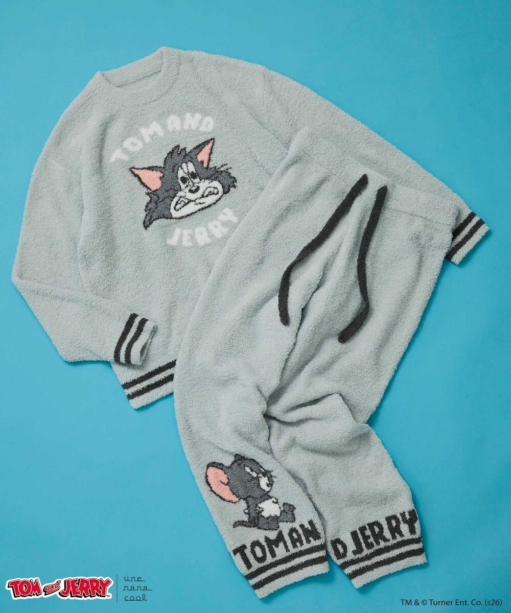 une nana cool トムとジェリー × une nana cool メンズプルオーバー＆ロングパンツセット 