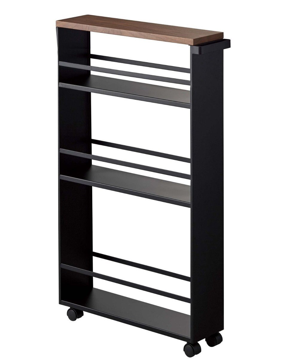 tower ハンドル付きスリムワゴン タワー ブラック 