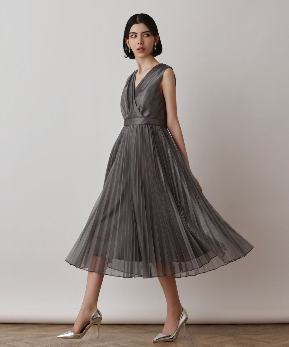 GRACE CONTINENTAL ブライトメッシュワンピース 