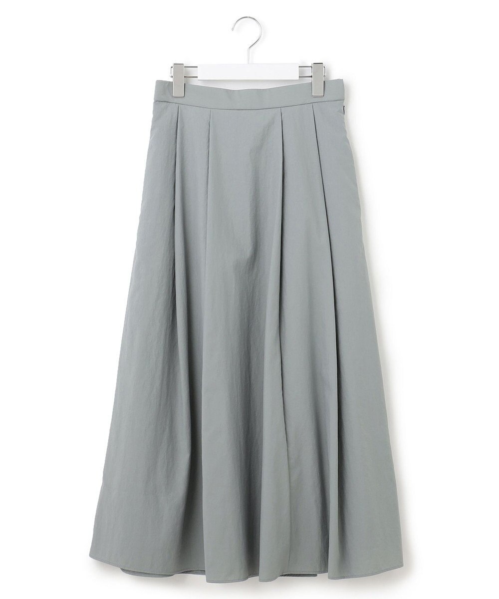 23区 【WEB限定】マットナイロンタフタ フレアスカート 