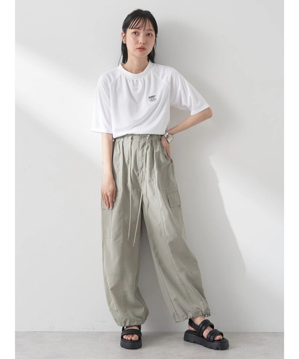 earth music&ecology スポーティー刺繍ロゴＴ 