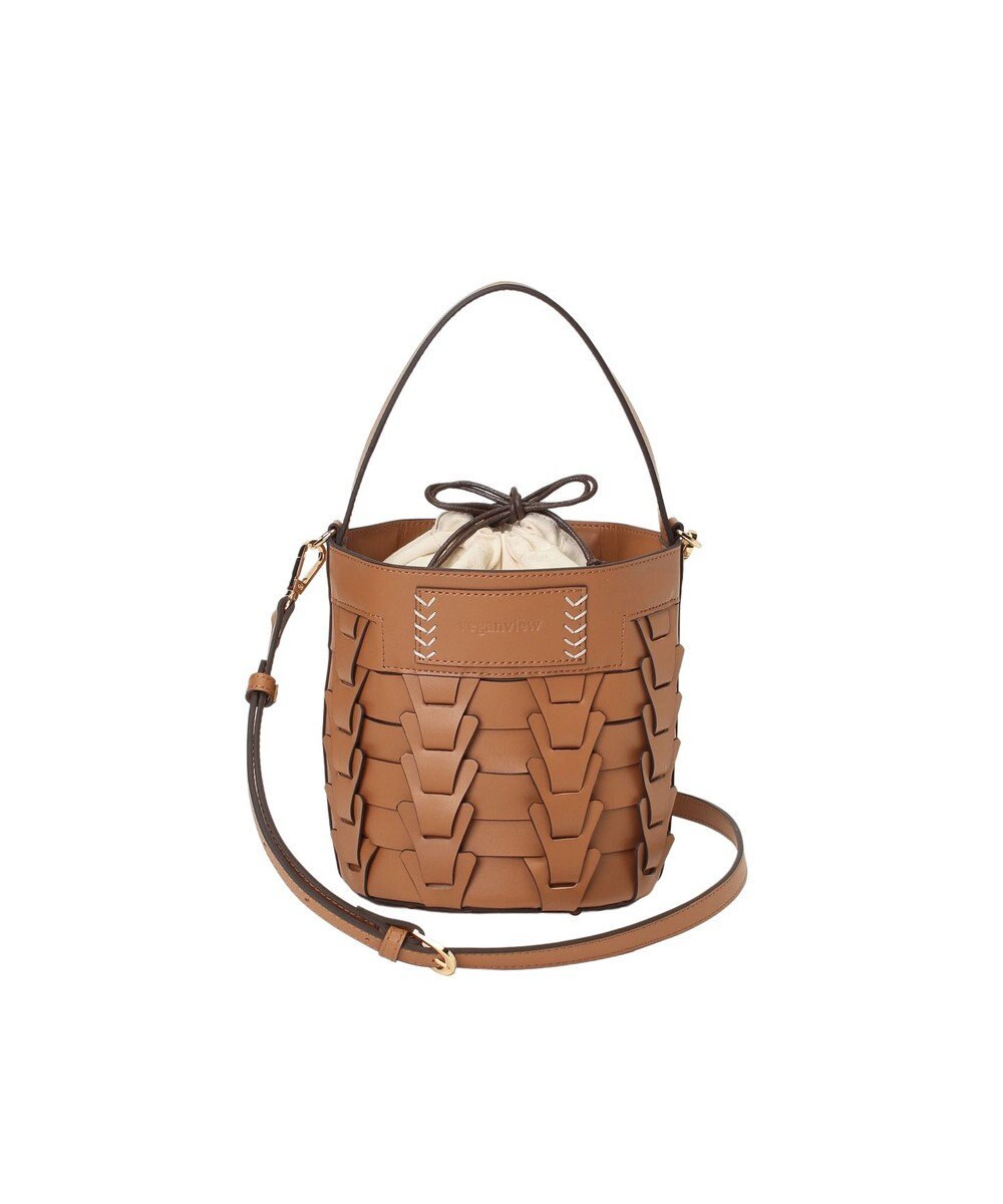 LA BAGAGERIE 【veganview】v piece mesh bucket bag 