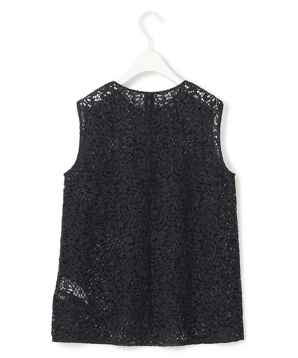 ICB L 【洗える】 ナイロンコードレース ブラウス 