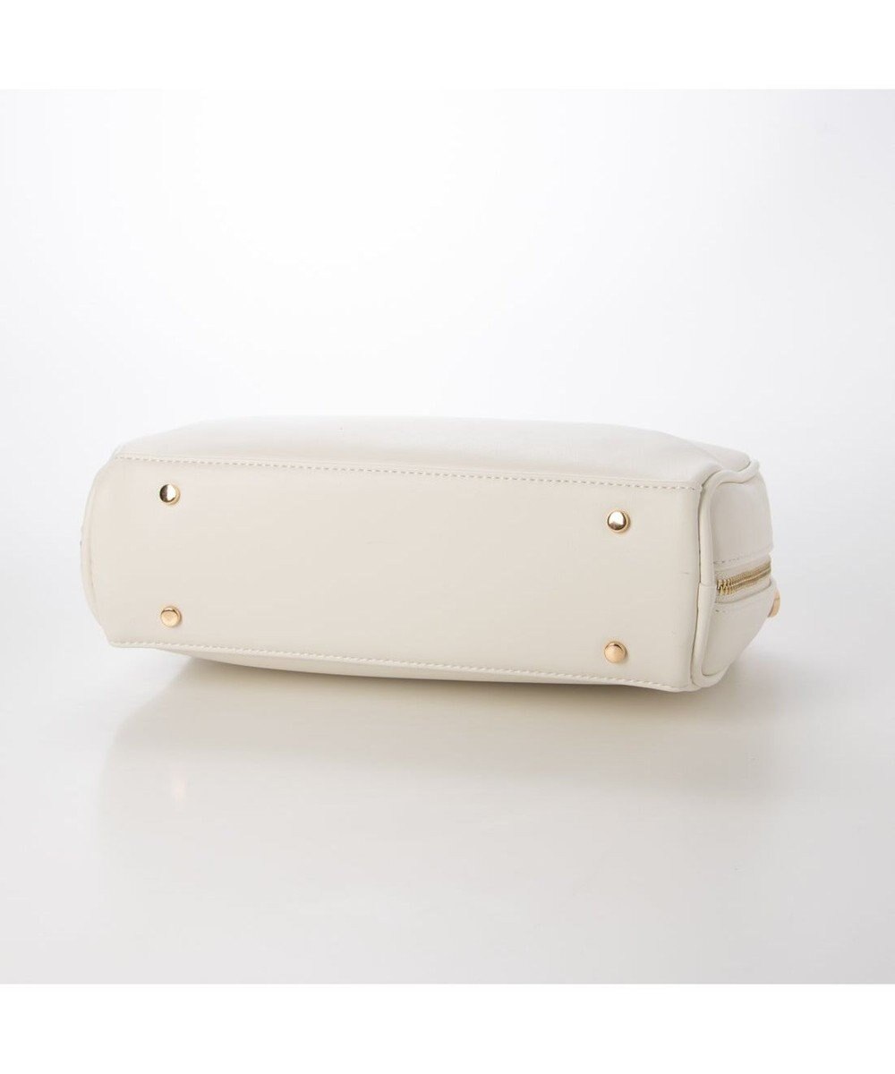 UNBILLION カシュカシュ cachecache / チャーム付横長ボストン 