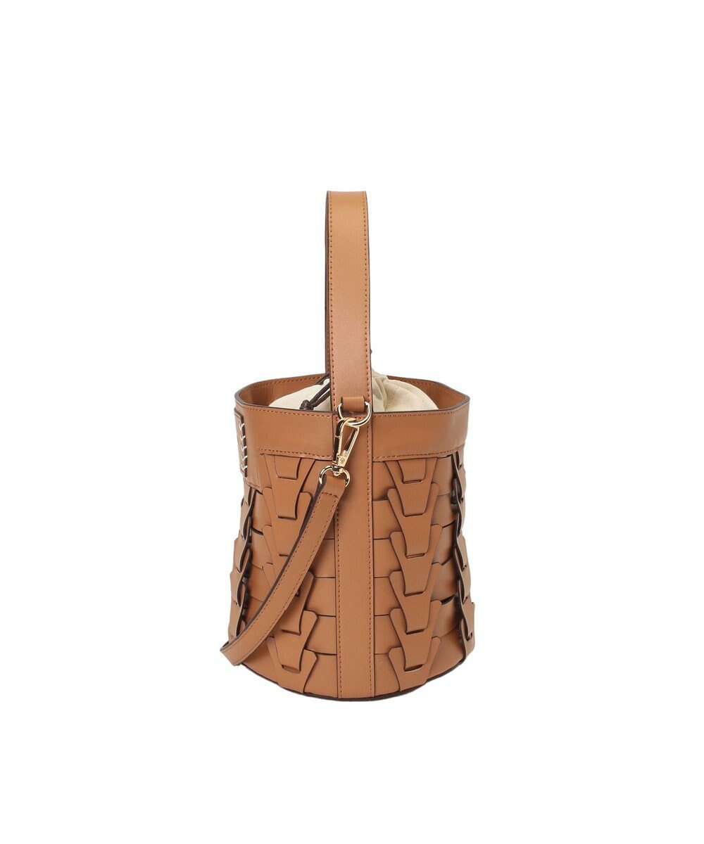 LA BAGAGERIE 【veganview】v piece mesh bucket bag 