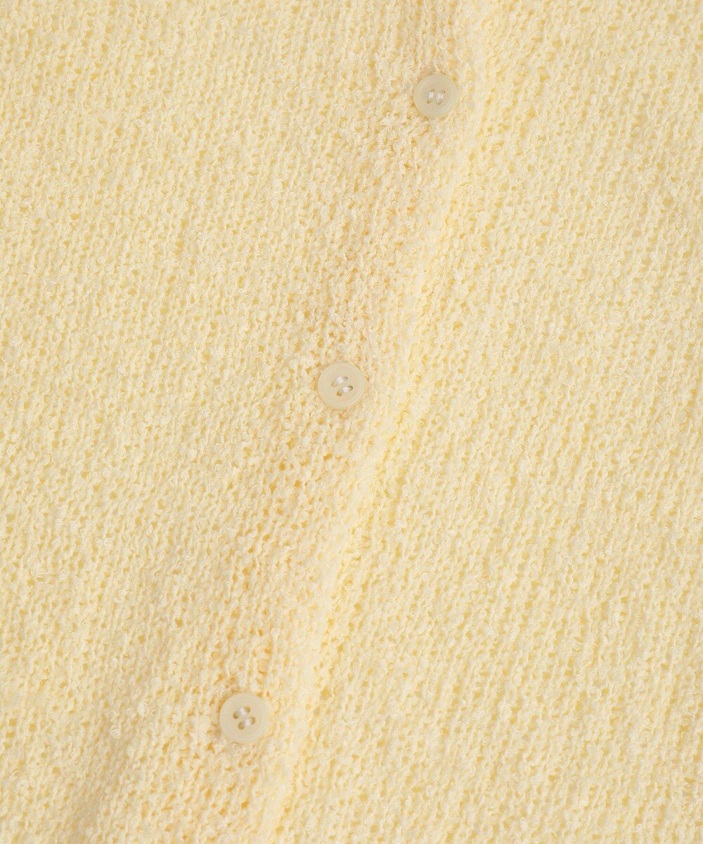 CRAFT STANDARD BOUTIQUE ブークレヤーン衿付きニットカーディガン 