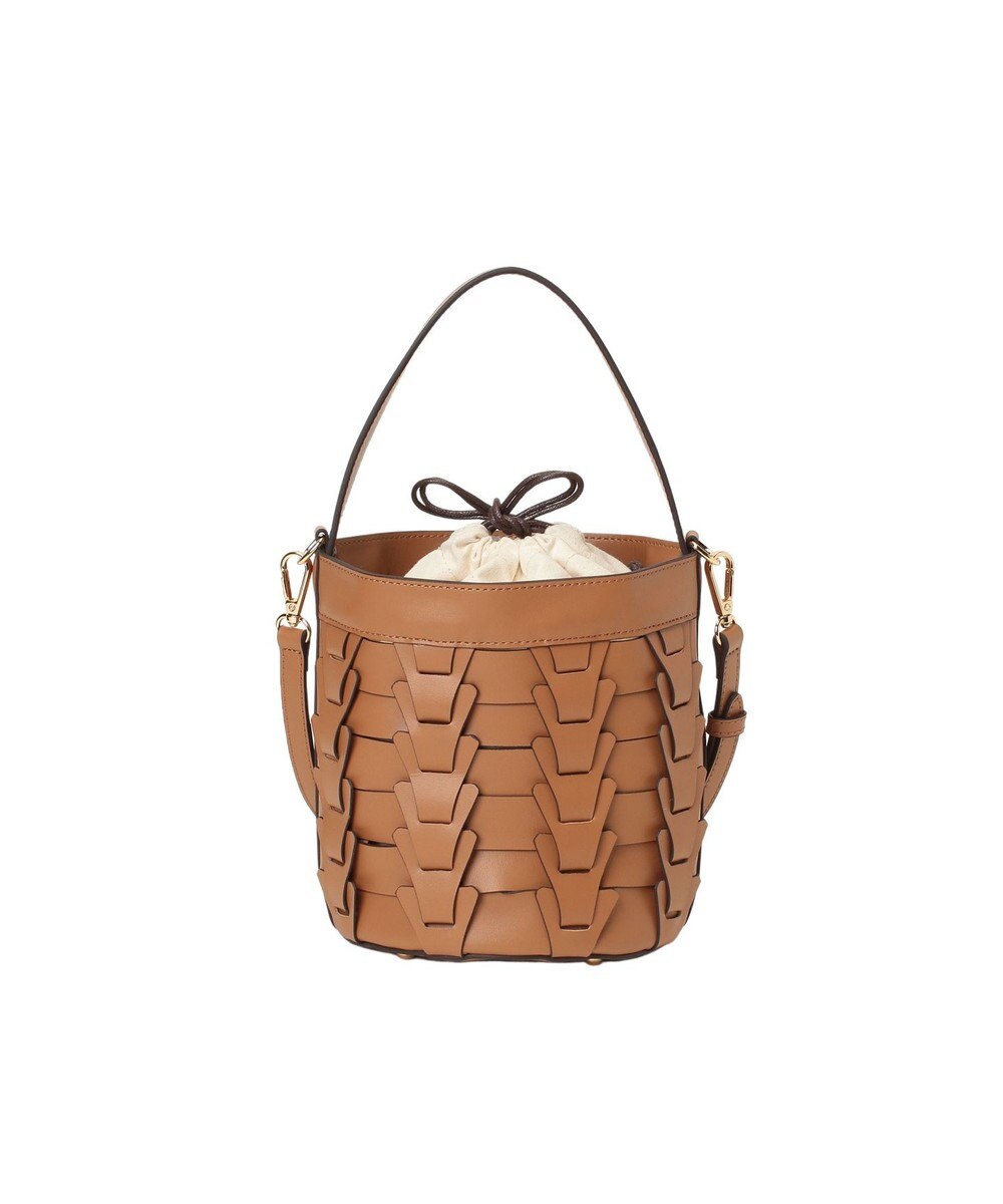 LA BAGAGERIE 【veganview】v piece mesh bucket bag 