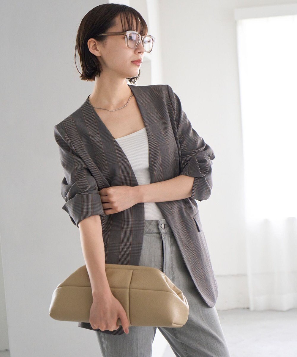 UNFILO スゴ機能 リブタンクトップ 