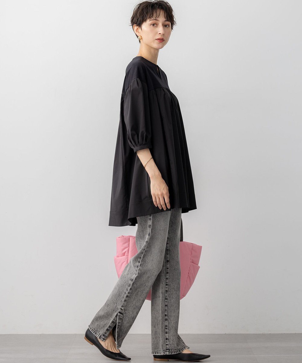 23区 S 【SLOW/一部店舗限定】スリット ストレート デニム 