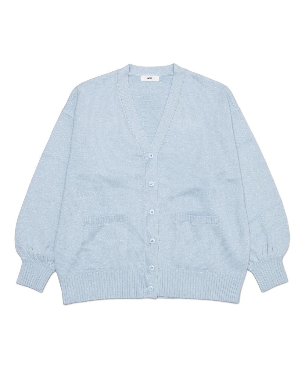 WEGO 【SCHOOLITEM】ラメニットカーディガン 