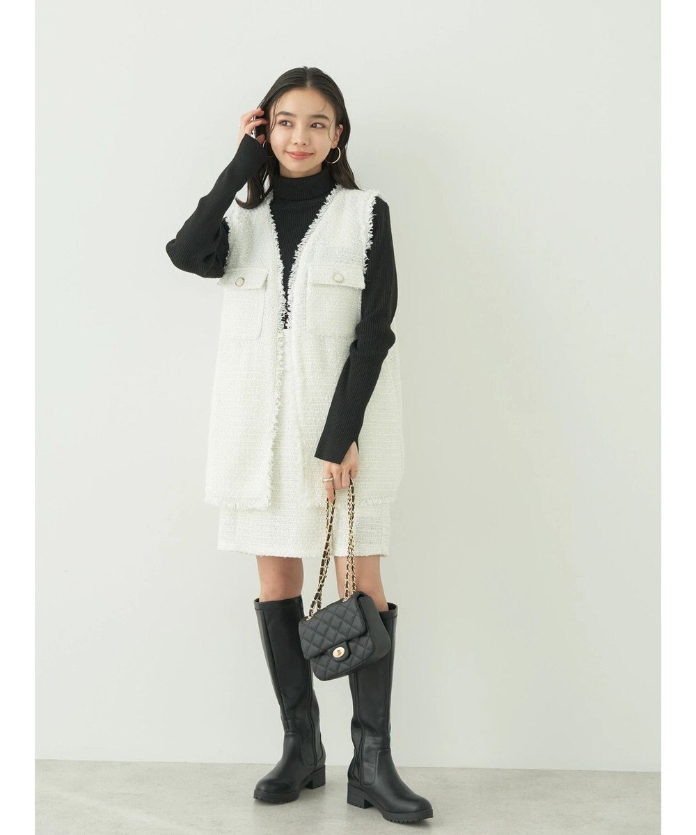 earth music&ecology ツイードジレ 