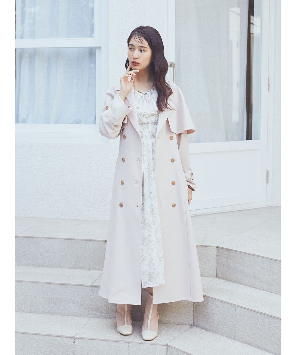 earth music&ecology ２ＷＡＹケープトレンチコート 