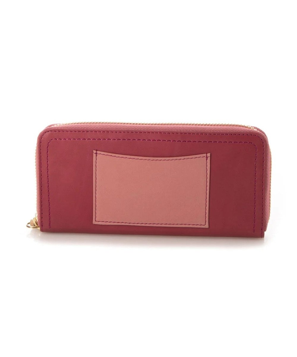 UNBILLION perche ジェムストーンチャームラウンド長財布 