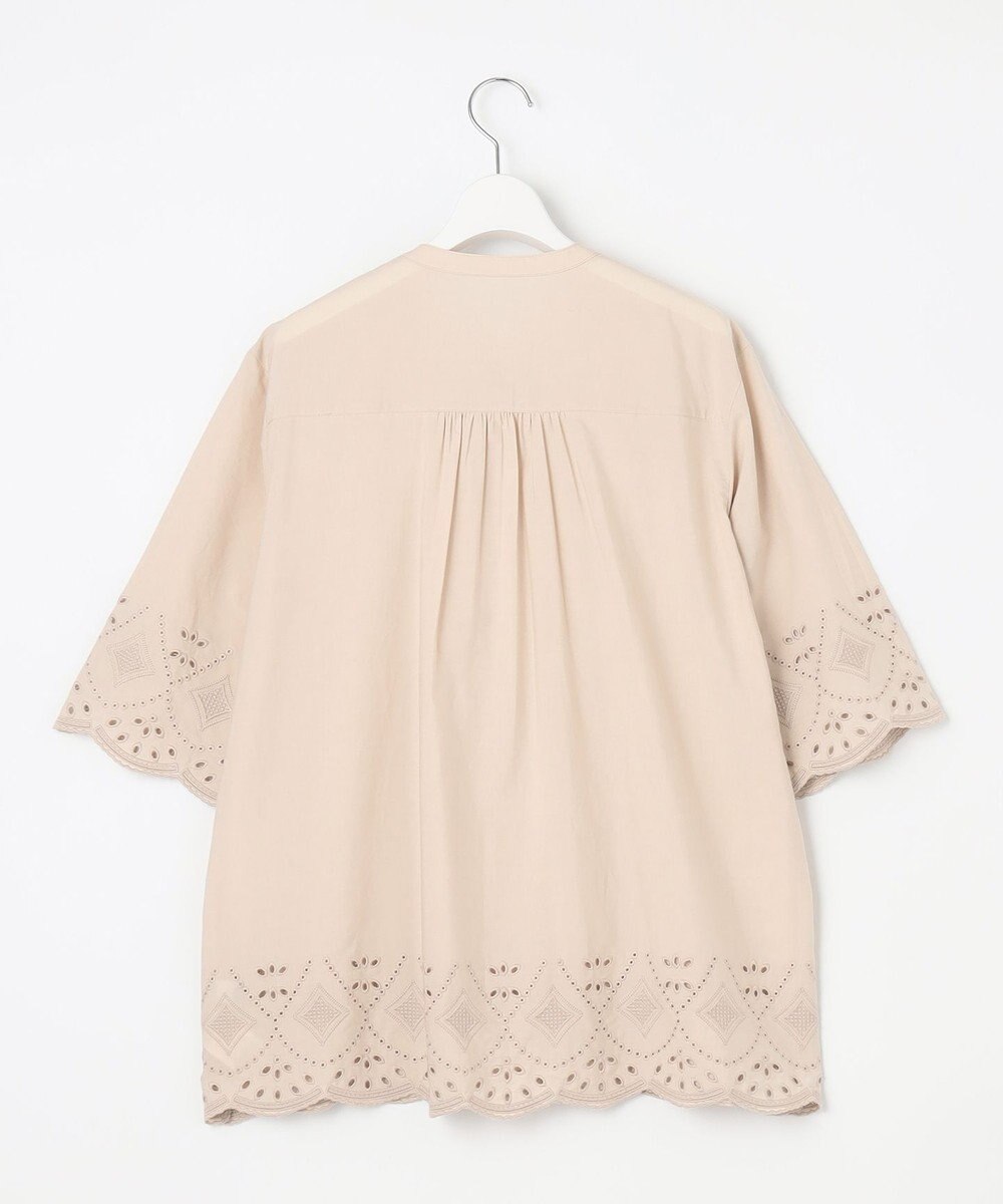 J.PRESS LADIES S 【洗える】 セルロース刺繍 ブラウス 