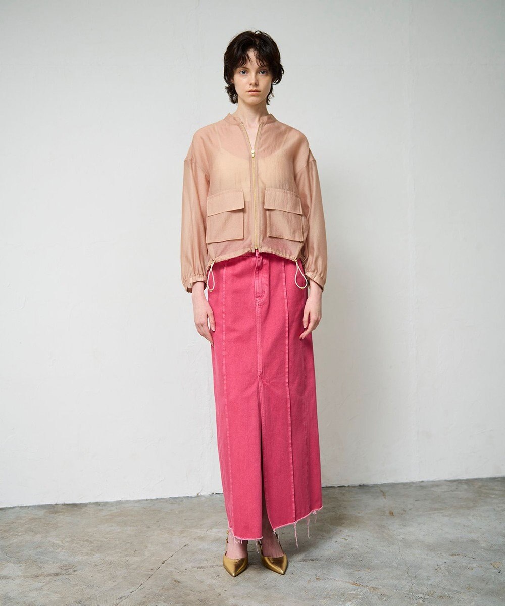 GRACE CONTINENTAL デニムタイトロングスカート 